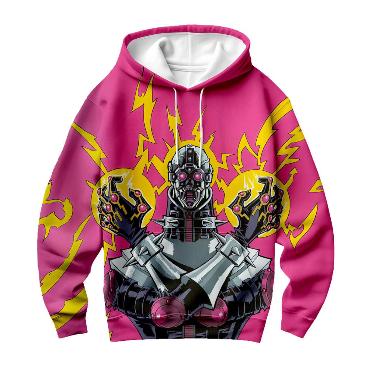 Yugioh Jinzo Glowing With Pink Light Anime Apparel