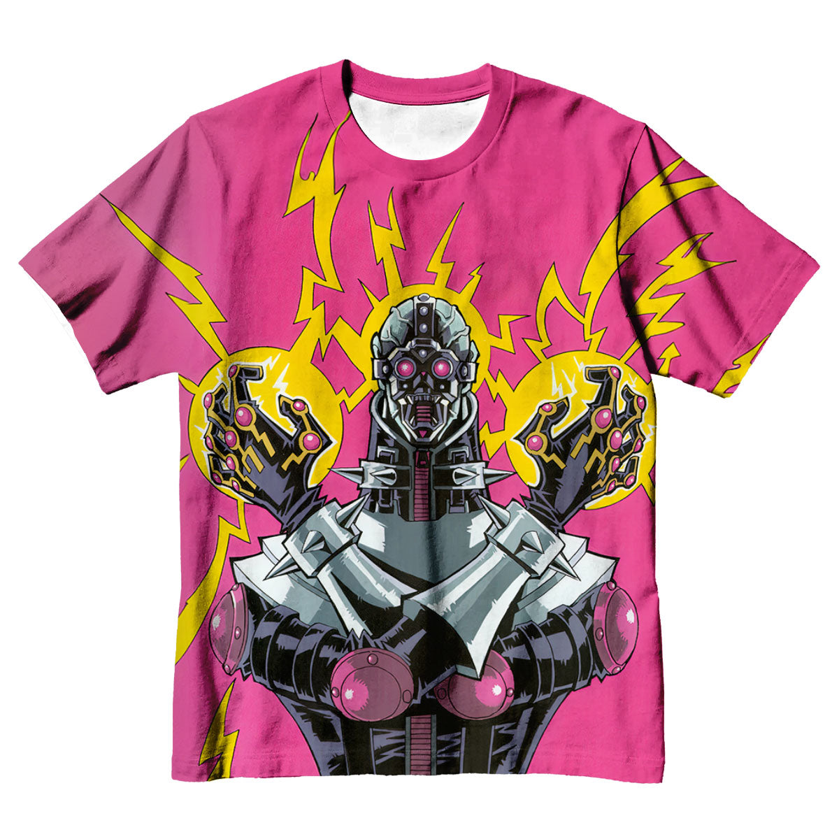 Yugioh Jinzo Glowing With Pink Light Anime Apparel