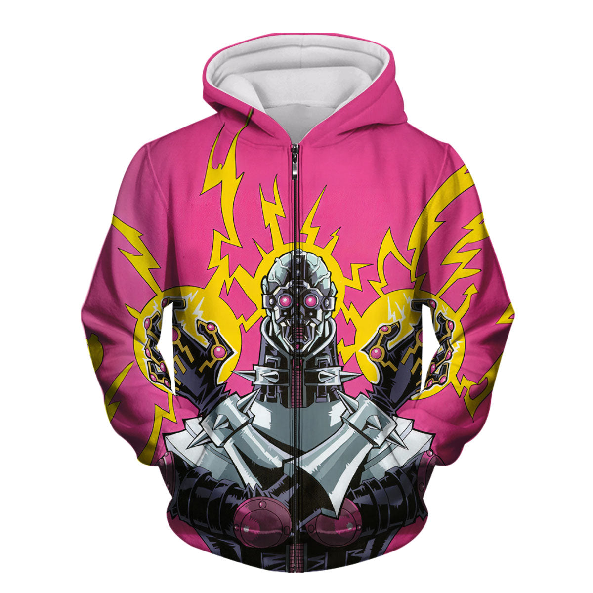 Yugioh Jinzo Glowing With Pink Light Anime Apparel