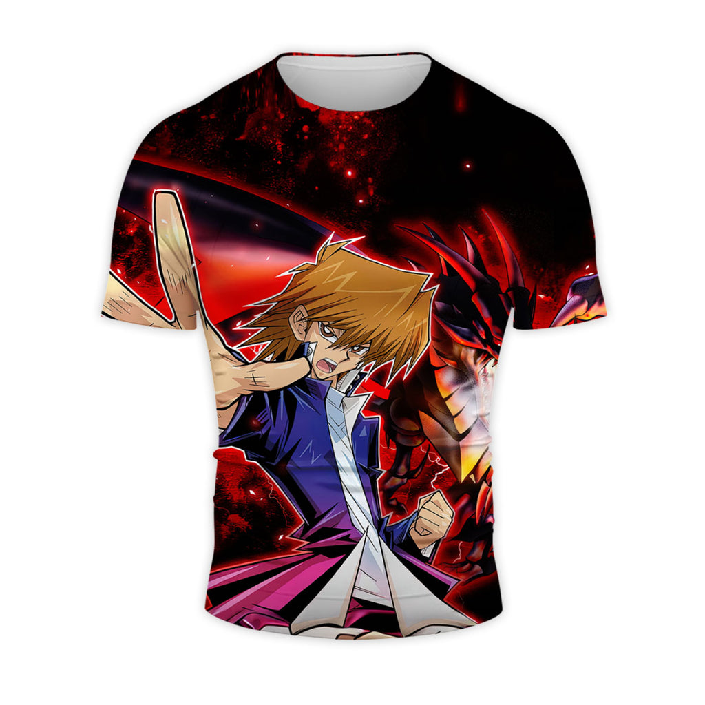 Yugioh Jonouchi Battling Red Dragon Furious Rage Anime Apparel
