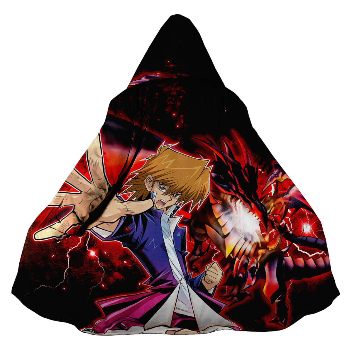 Yugioh Jonouchi Battling Red Dragon Furious Rage Anime Apparel