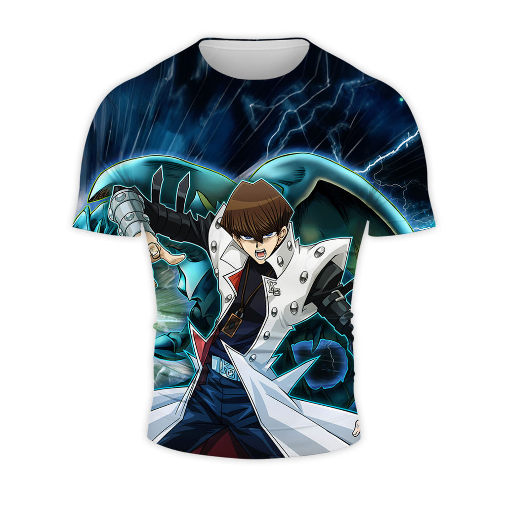 Yugioh Jonouchi Seto Kaiba With Blueeyes White Dragon Anime Apparel