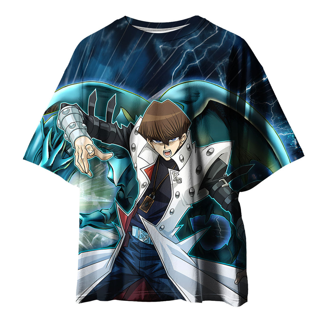 Yugioh Jonouchi Seto Kaiba With Blueeyes White Dragon Anime Apparel