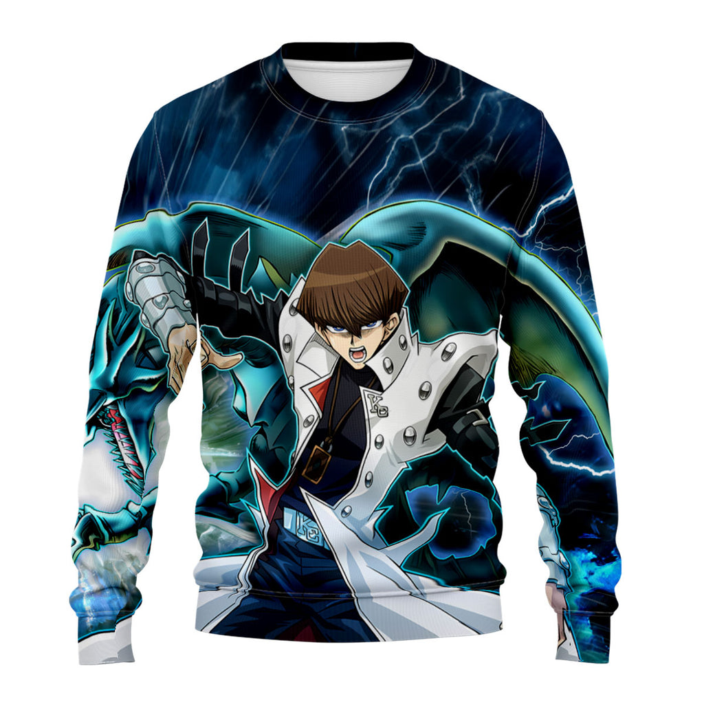 Yugioh Jonouchi Seto Kaiba With Blueeyes White Dragon Anime Apparel
