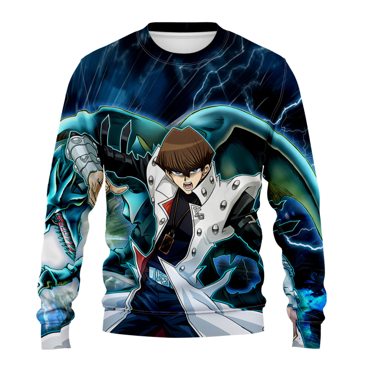 Yugioh Jonouchi Seto Kaiba With Blueeyes White Dragon Anime Apparel