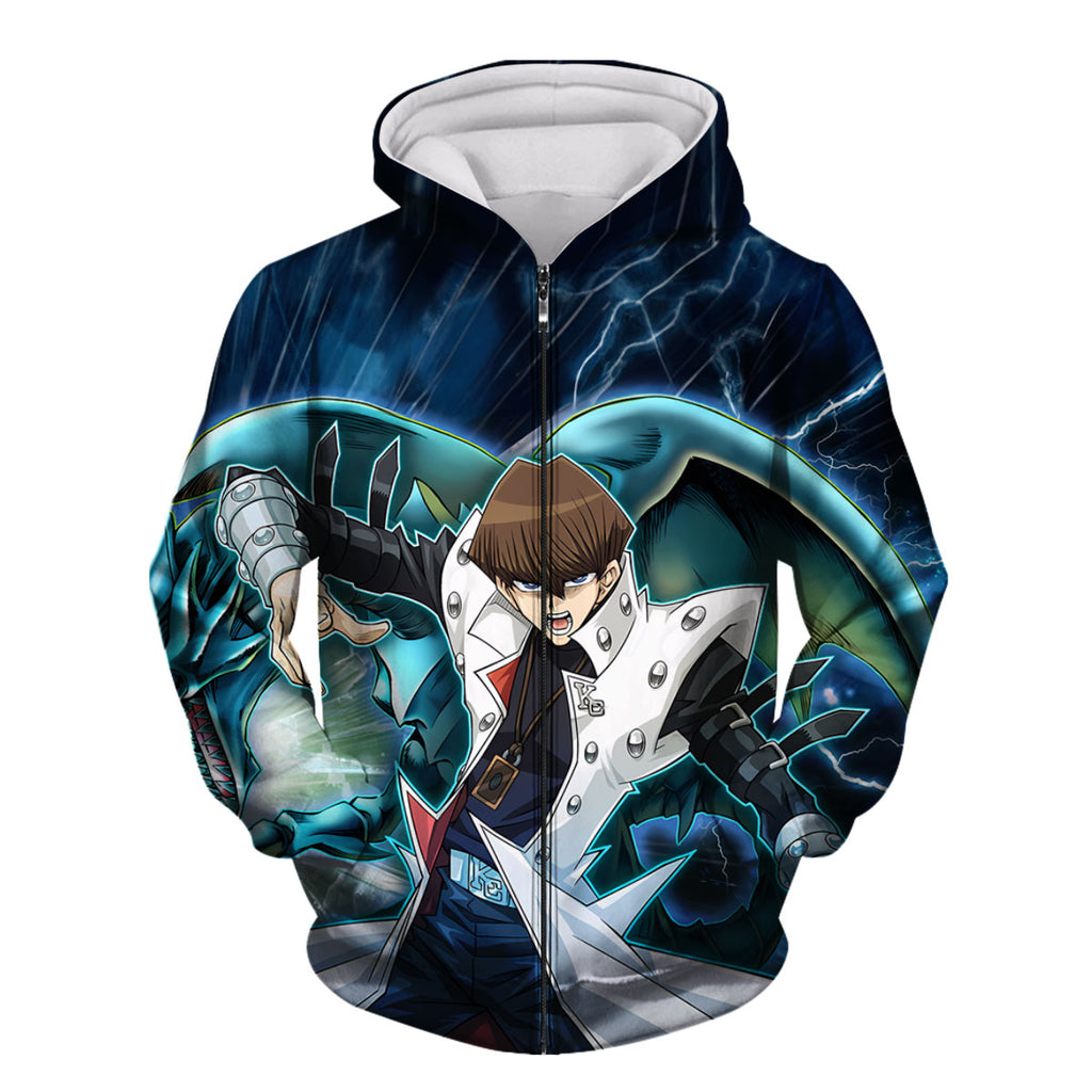 Yugioh Jonouchi Seto Kaiba With Blueeyes White Dragon Anime Apparel