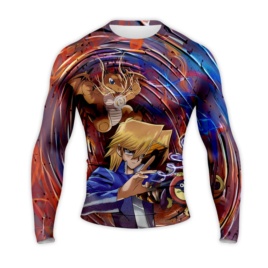 Yugioh Jonouchi With Red Dragon In Battle Anime Apparel