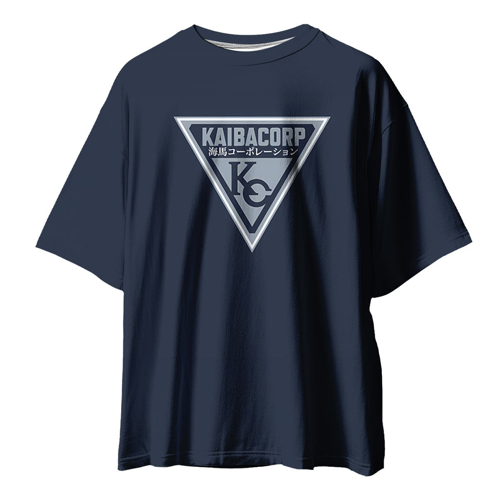 Yugioh Kaiba Corporation Logo Dark Blue Anime Apparel