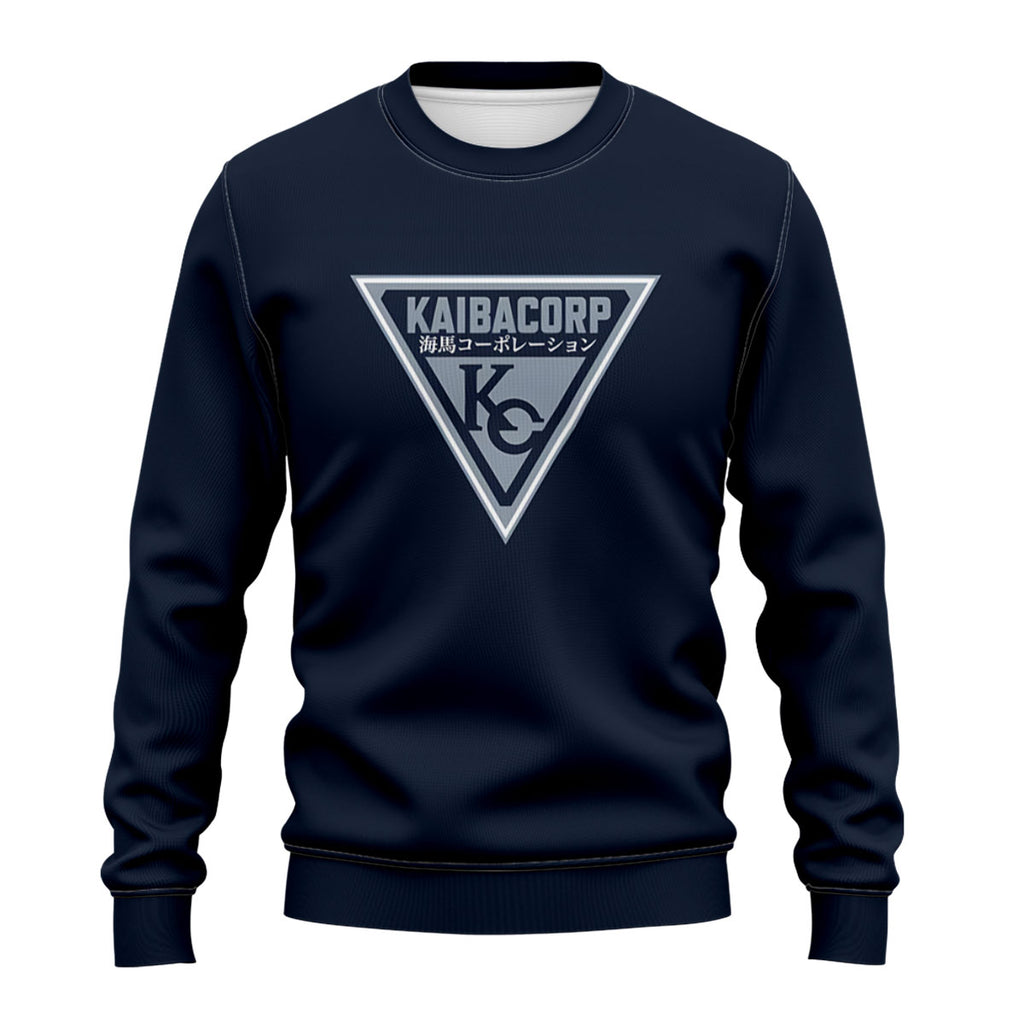 Yugioh Kaiba Corporation Logo Dark Blue Anime Apparel