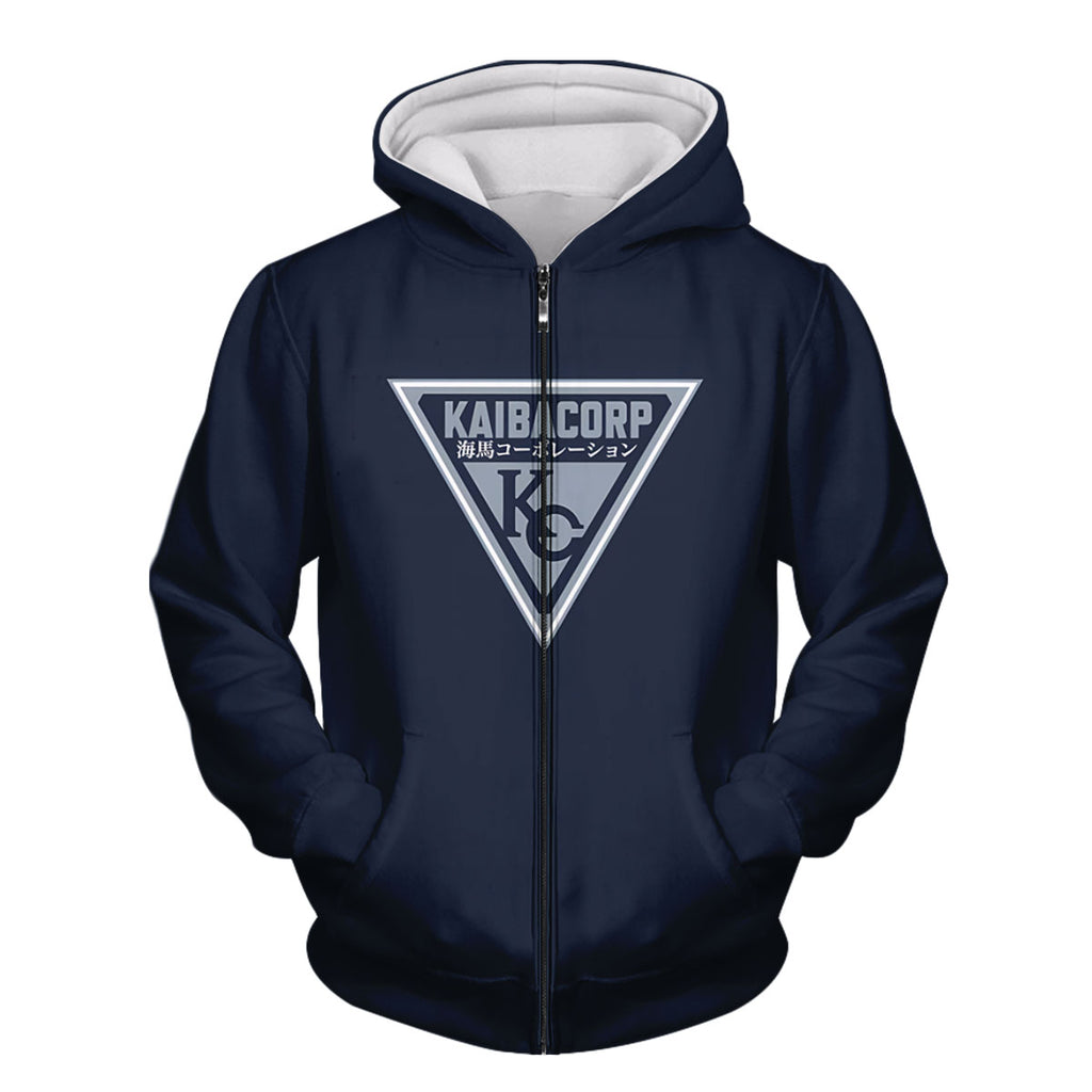 Yugioh Kaiba Corporation Logo Dark Blue Anime Apparel