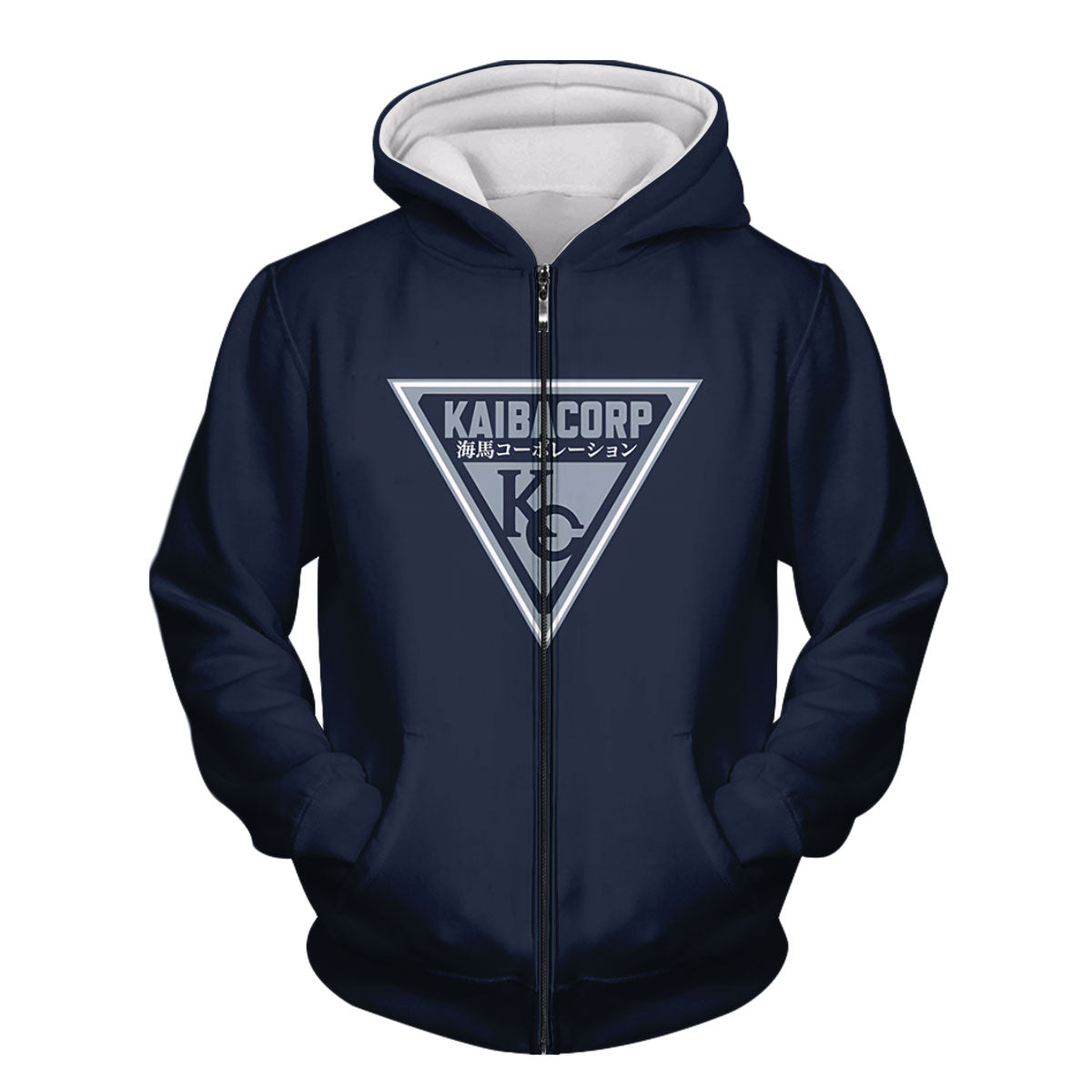Yugioh Kaiba Corporation Logo Dark Blue Anime Apparel