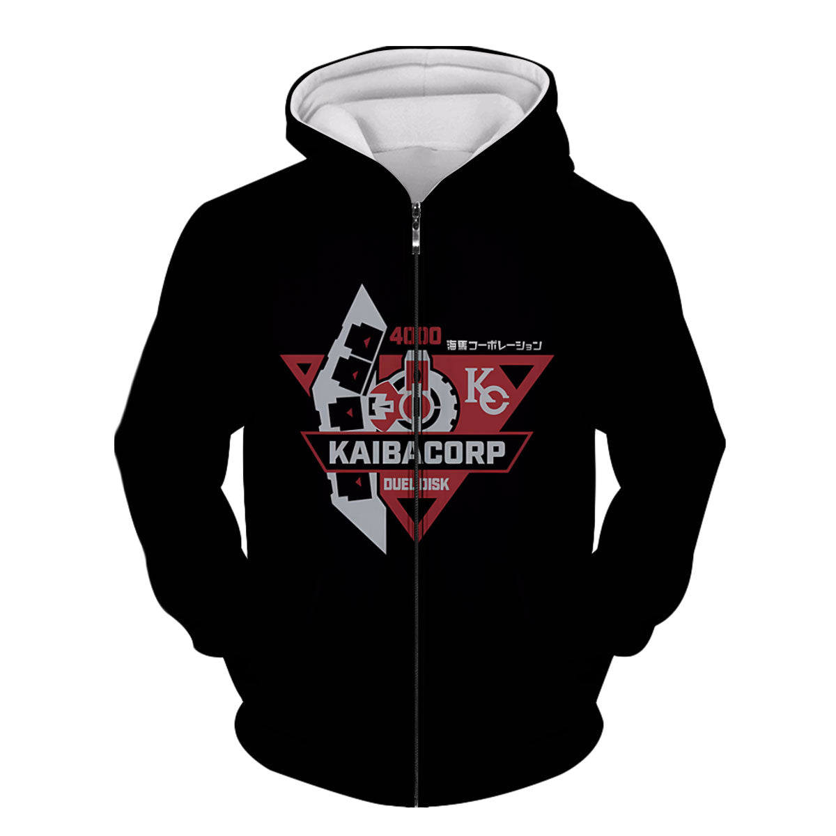 Yugioh Kaiba Corporation Red And Black Emblem Logo Anime Apparel