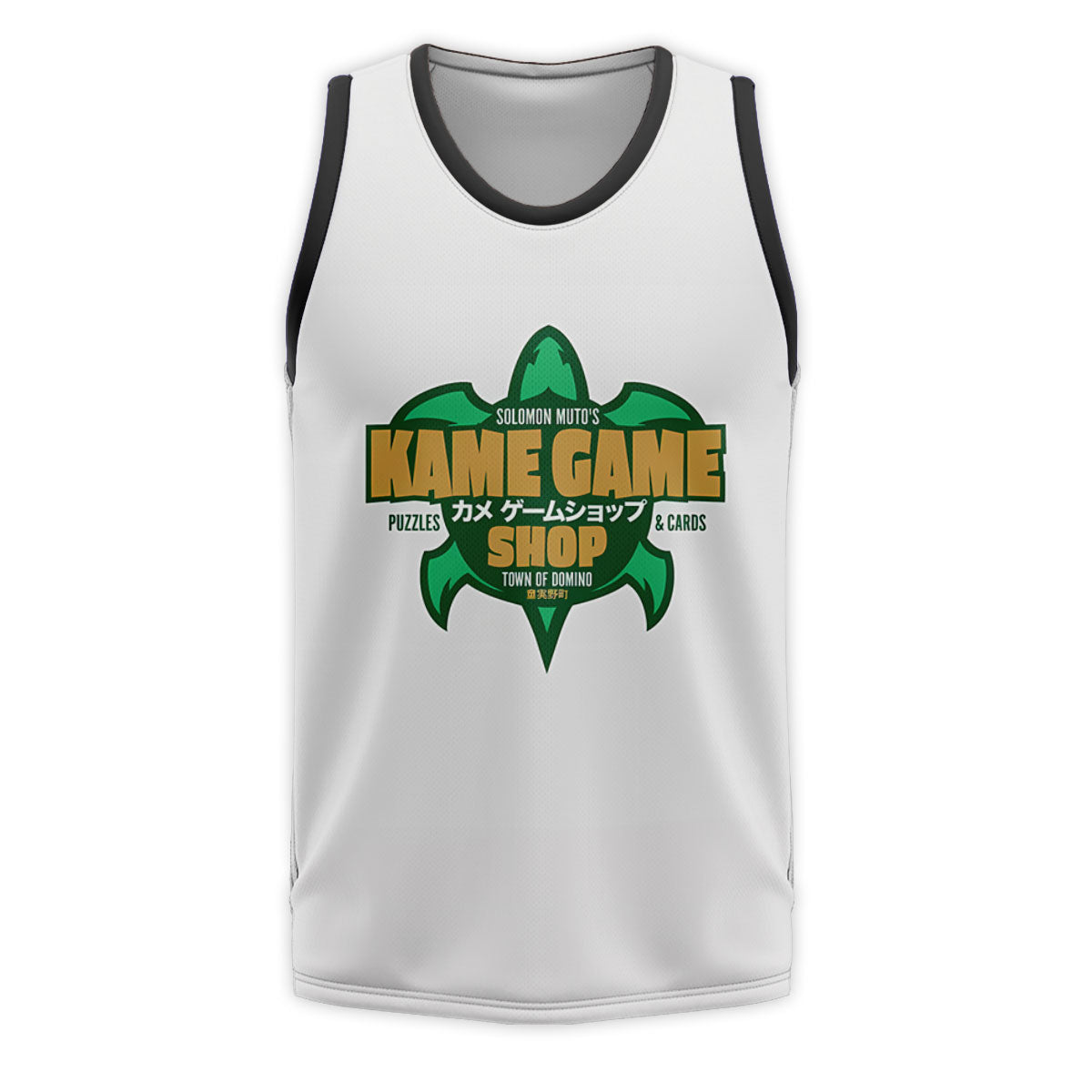 Yugioh Kame Game Shop Green And Yellow Sign Anime Apparel