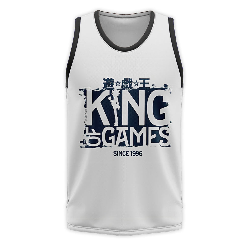Yugioh Logo Blue And White Color Scheme Anime Apparel