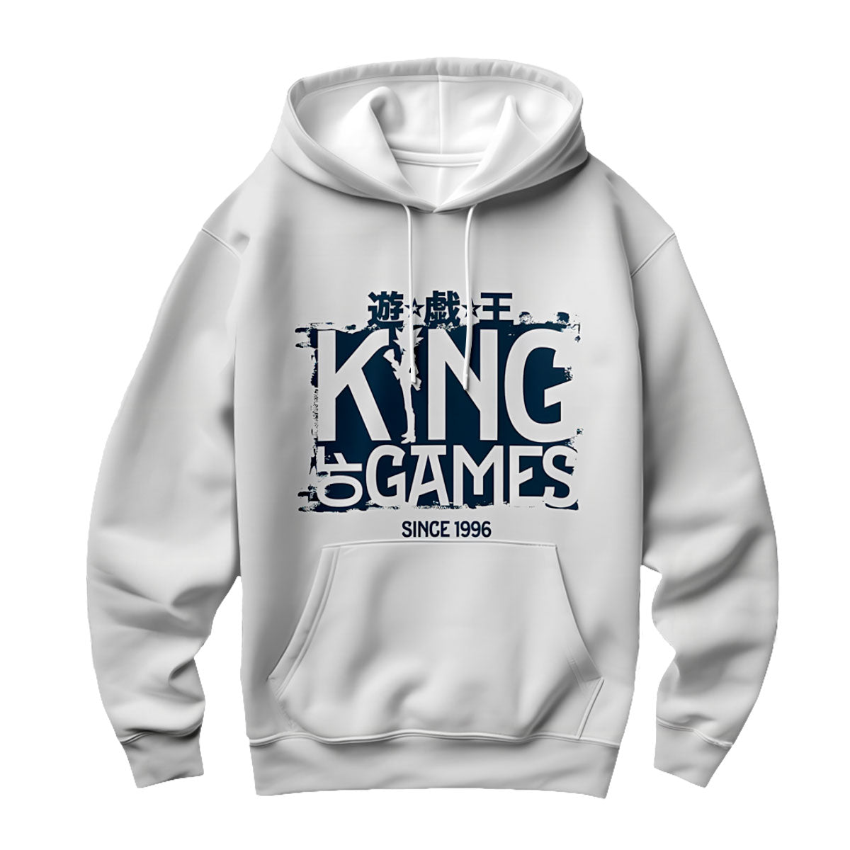 Yugioh Logo Blue And White Color Scheme Anime Apparel