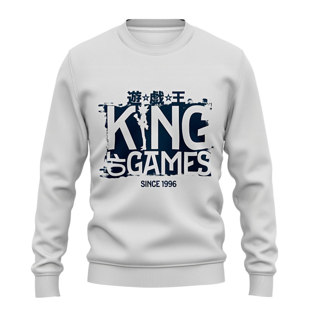 Yugioh Logo Blue And White Color Scheme Anime Apparel
