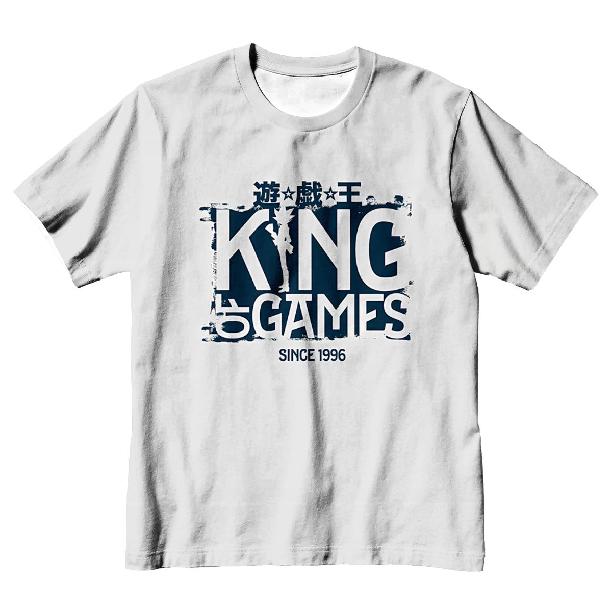 Yugioh Logo Blue And White Color Scheme Anime Apparel