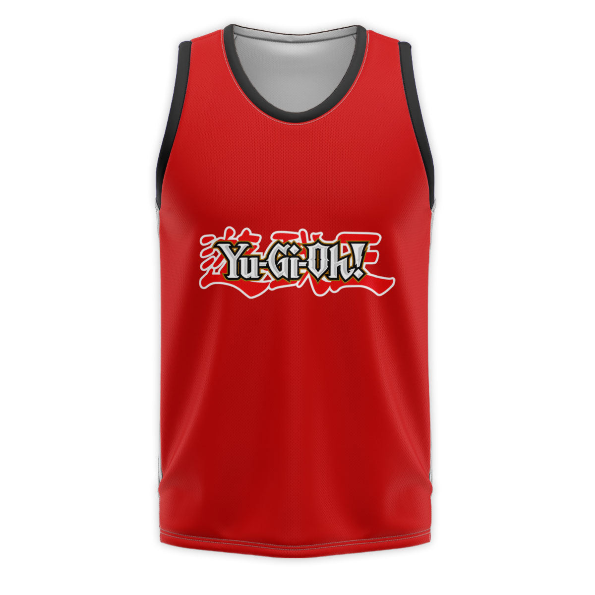 Yugioh Logo On Red Background Anime Apparel