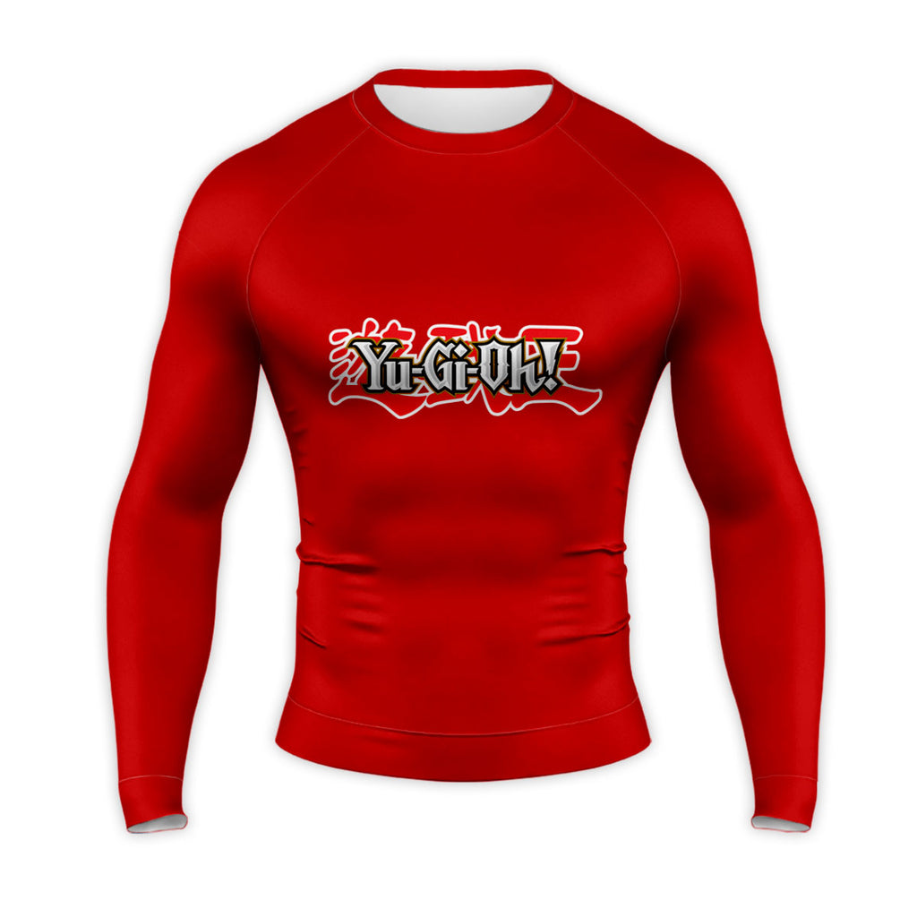 Yugioh Logo On Red Background Anime Apparel