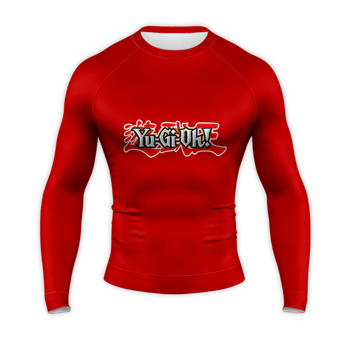 Yugioh Logo On Red Background Anime Apparel