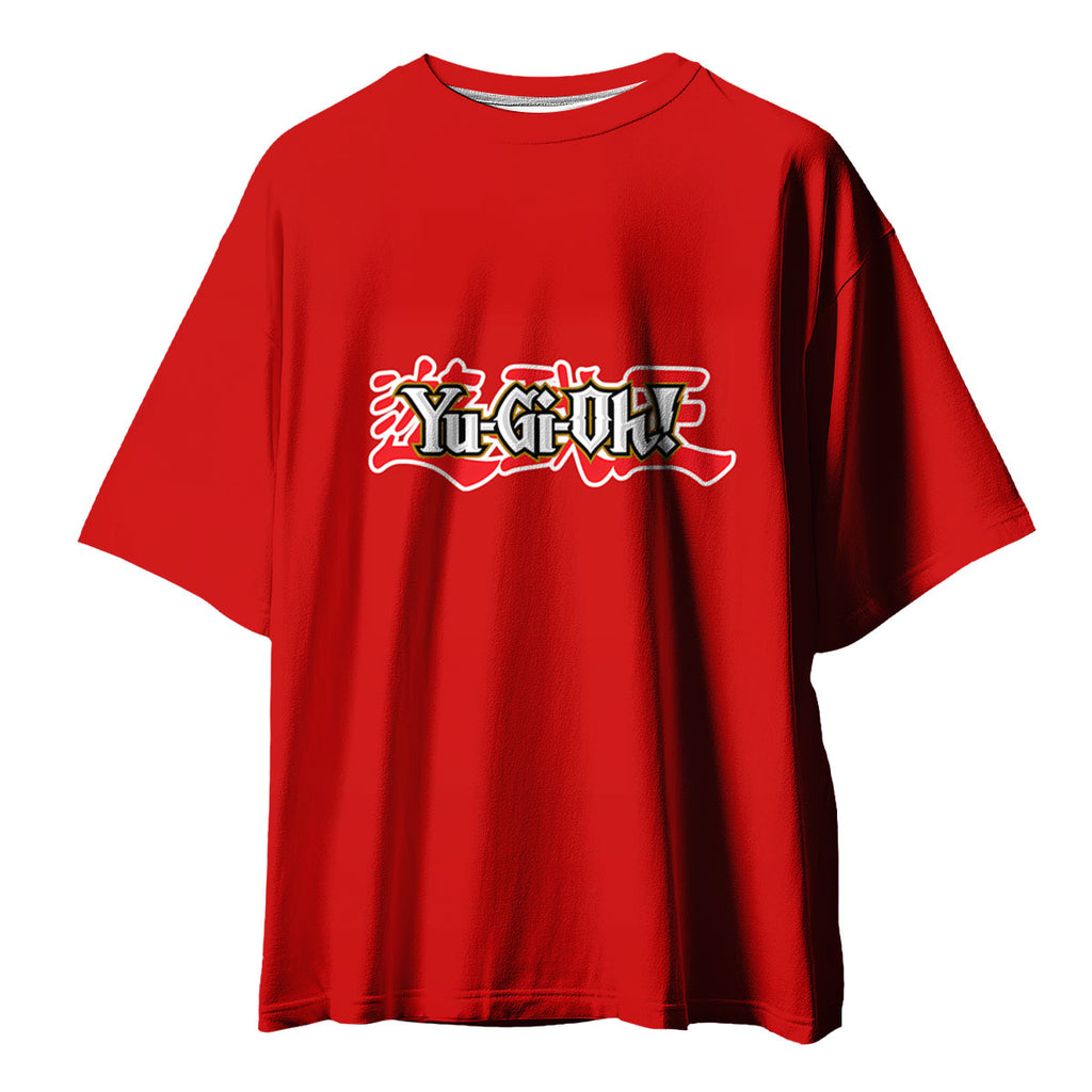 Yugioh Logo On Red Background Anime Apparel