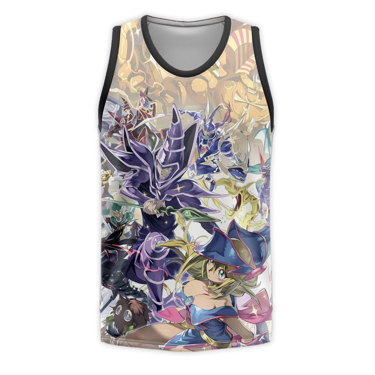 Yugioh Magician Girl Surrounded By Colorful Monsters Yugioh Anime Apparel