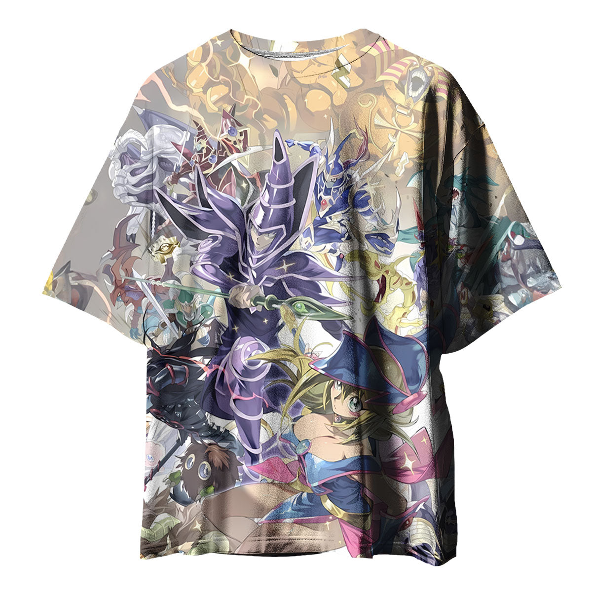 Yugioh Magician Girl Surrounded By Colorful Monsters Yugioh Anime Apparel
