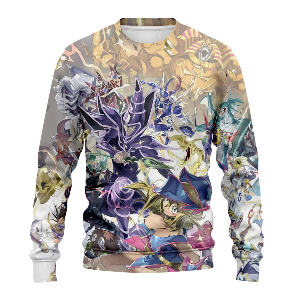 Yugioh Magician Girl Surrounded By Colorful Monsters Yugioh Anime Apparel