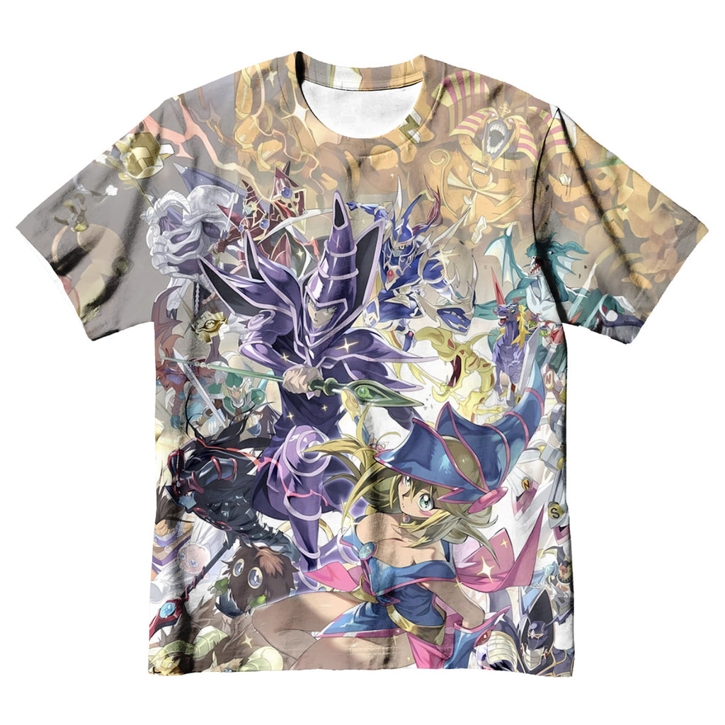 Yugioh Magician Girl Surrounded By Colorful Monsters Yugioh Anime Apparel