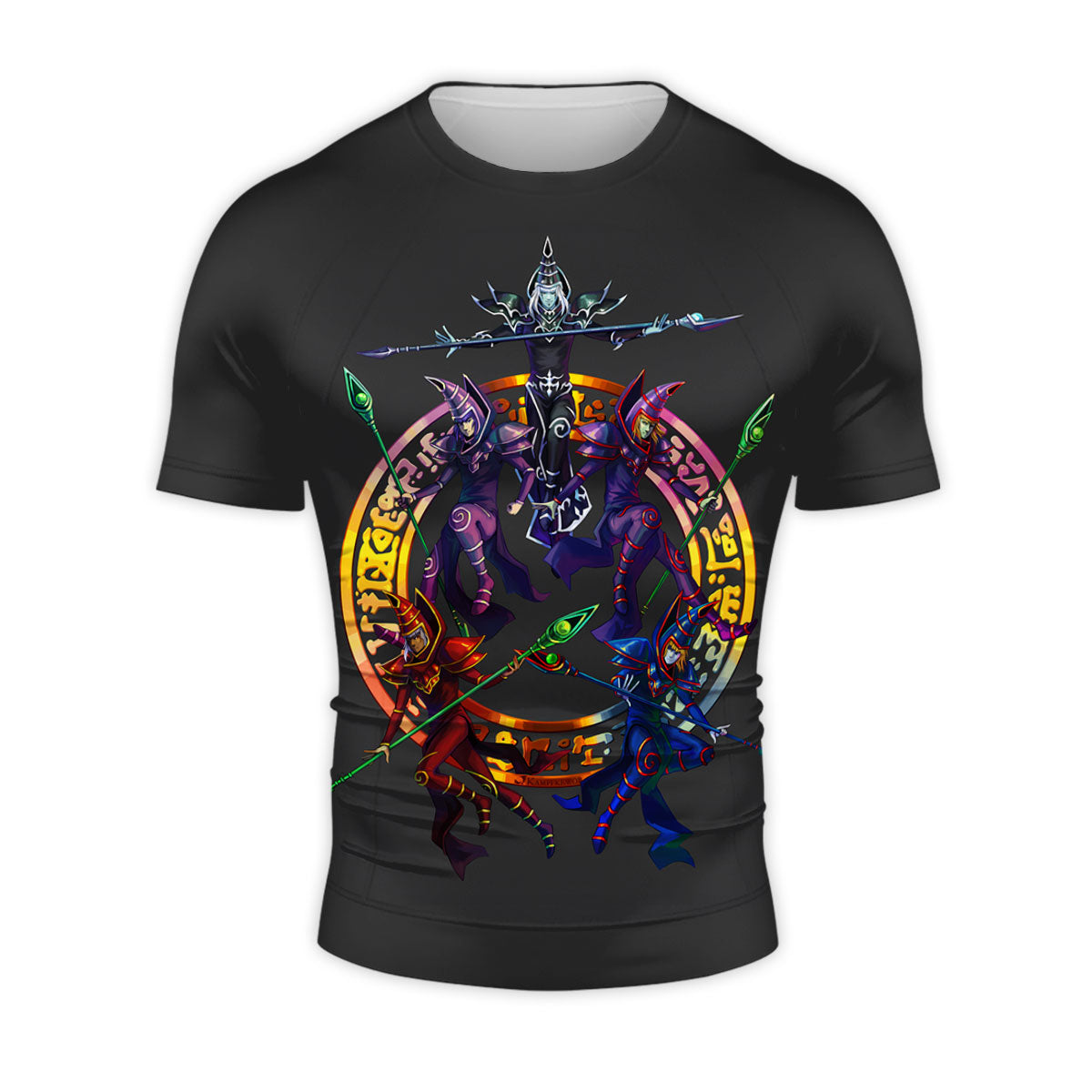 Yugioh Magician Team Forming Circle In Shadows Anime Apparel