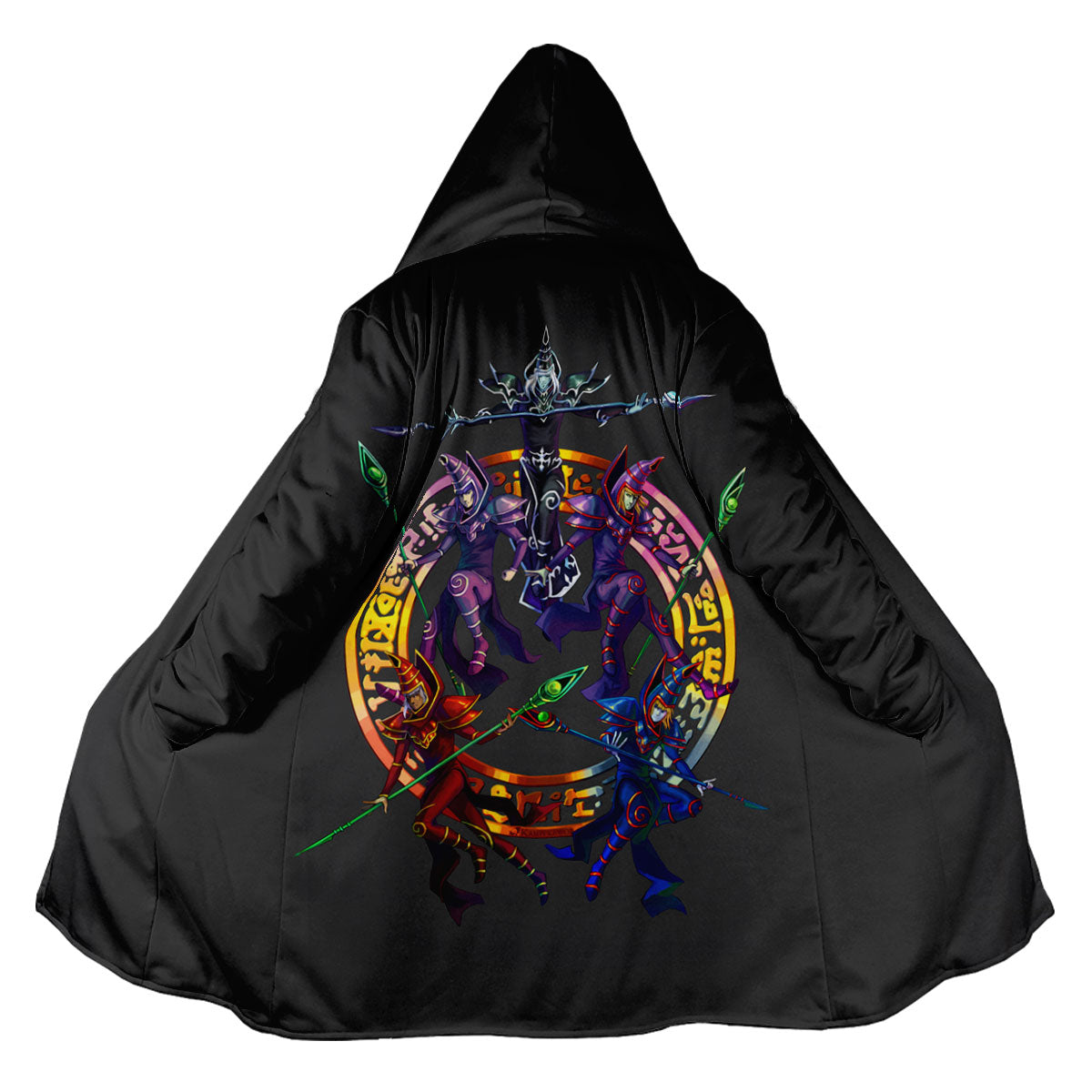 Yugioh Magician Team Forming Circle In Shadows Anime Apparel