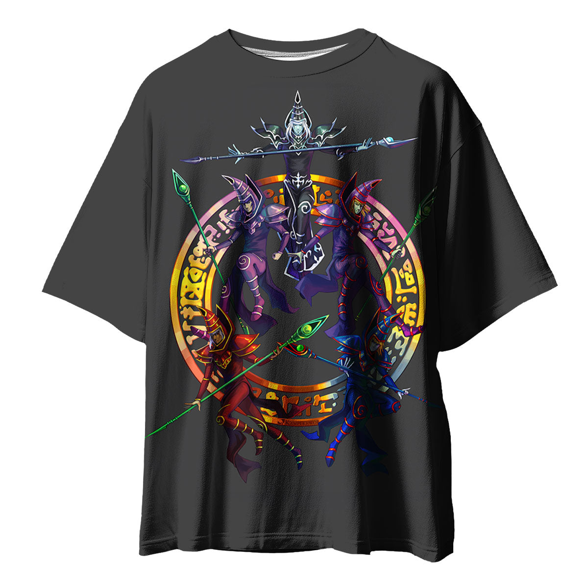 Yugioh Magician Team Forming Circle In Shadows Anime Apparel