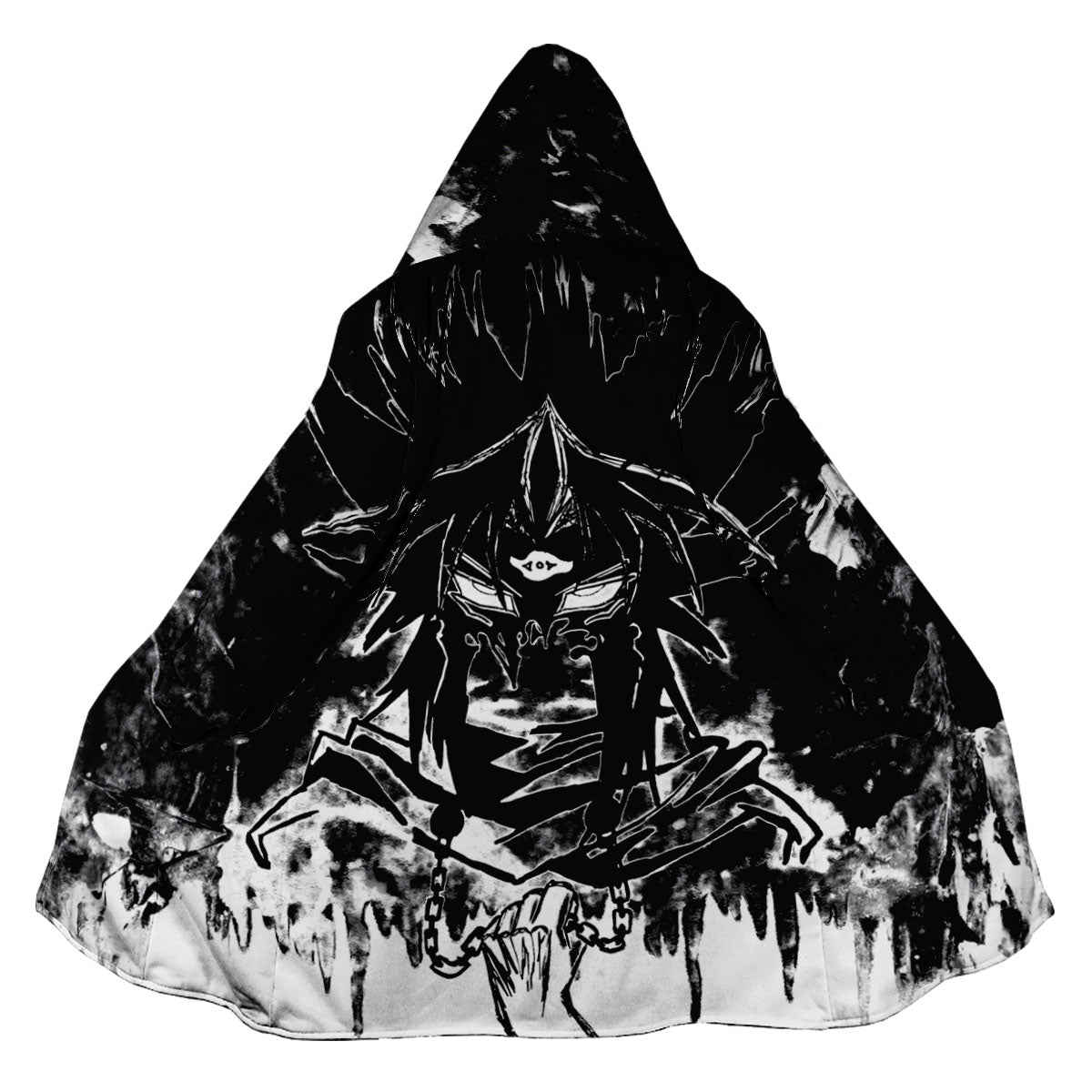 Yugioh Marik Ishtar Black And White Character Illustration Anime Apparel