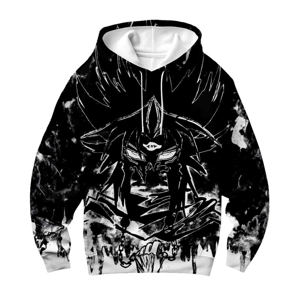 Yugioh Marik Ishtar Black And White Character Illustration Anime Apparel