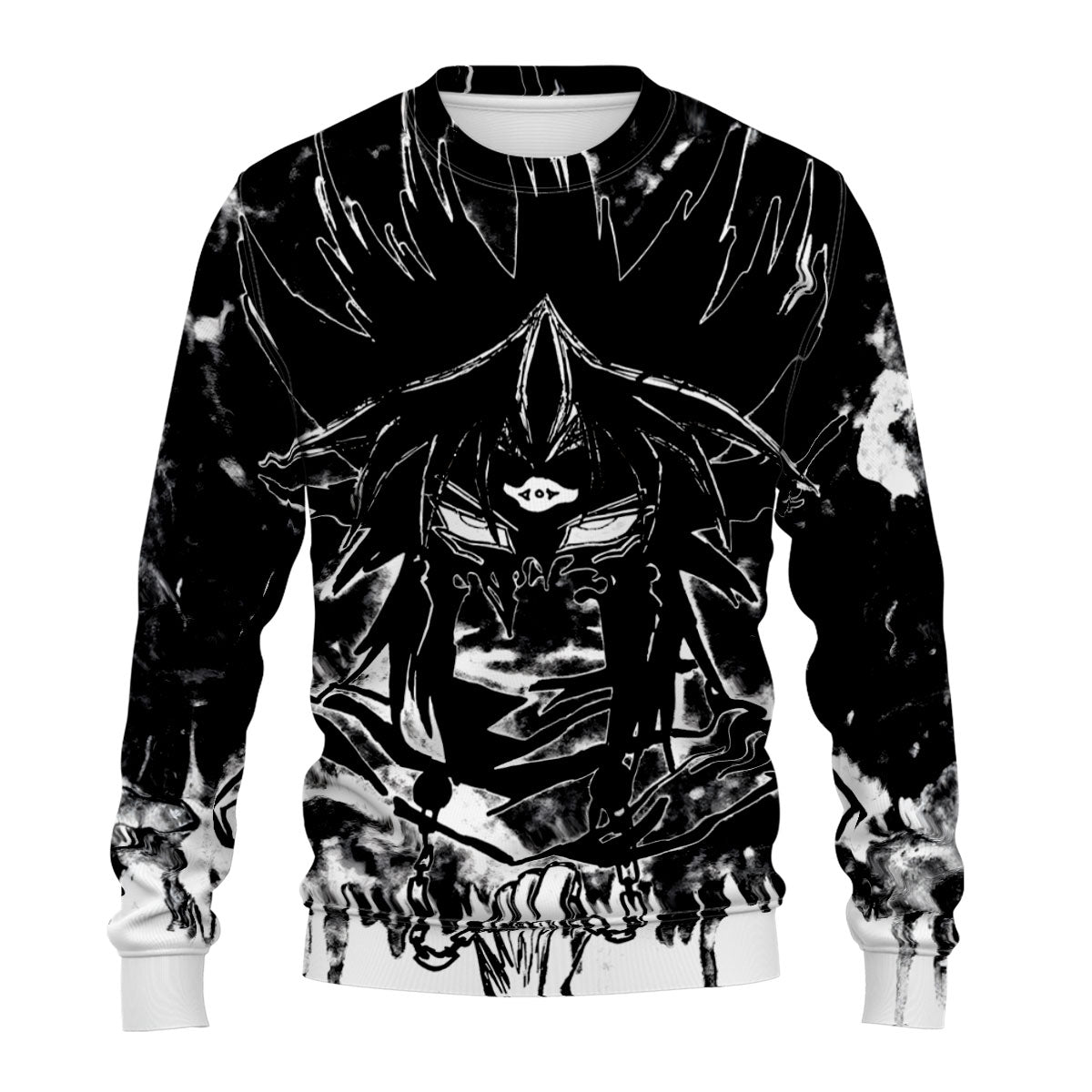 Yugioh Marik Ishtar Black And White Character Illustration Anime Apparel
