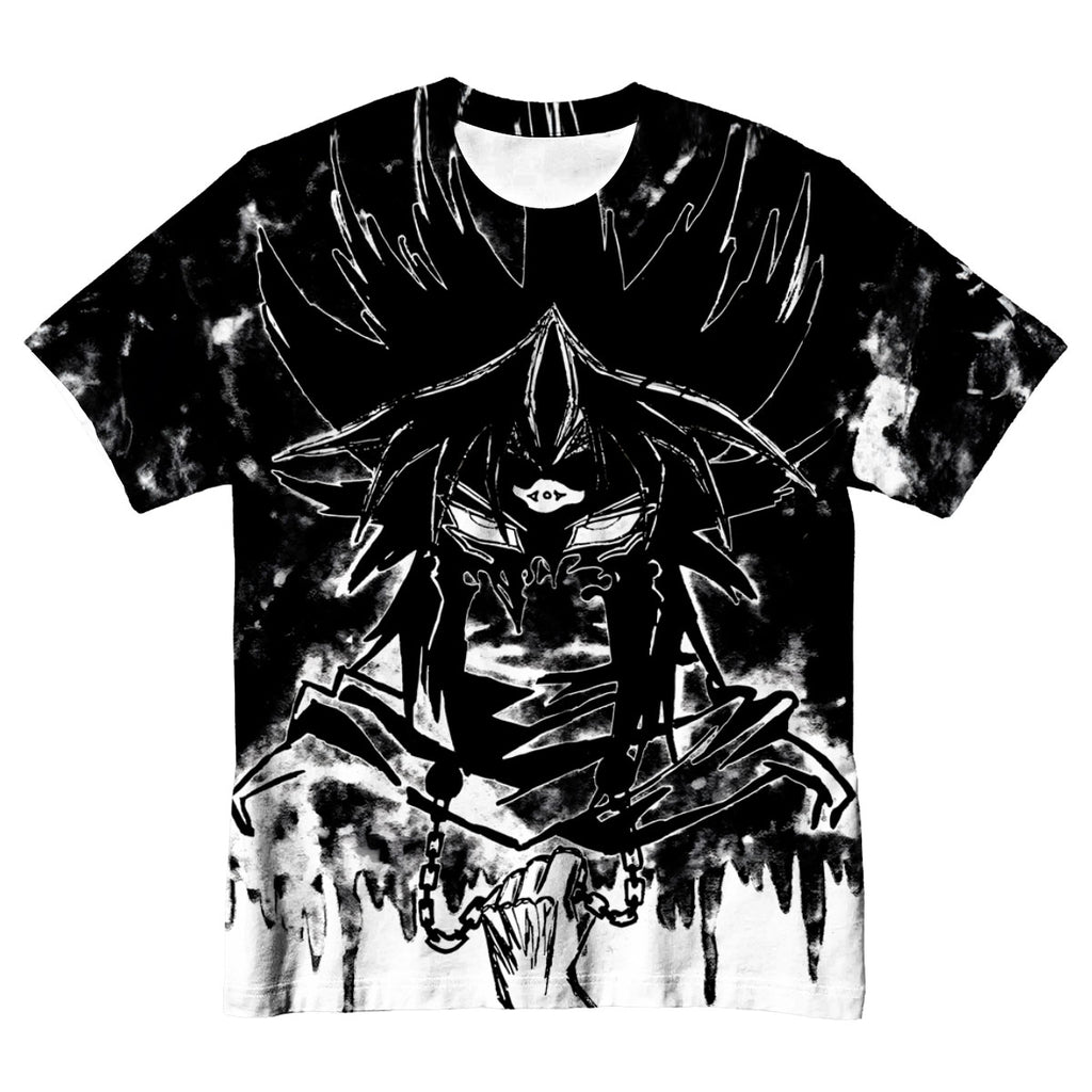 Yugioh Marik Ishtar Black And White Character Illustration Anime Apparel
