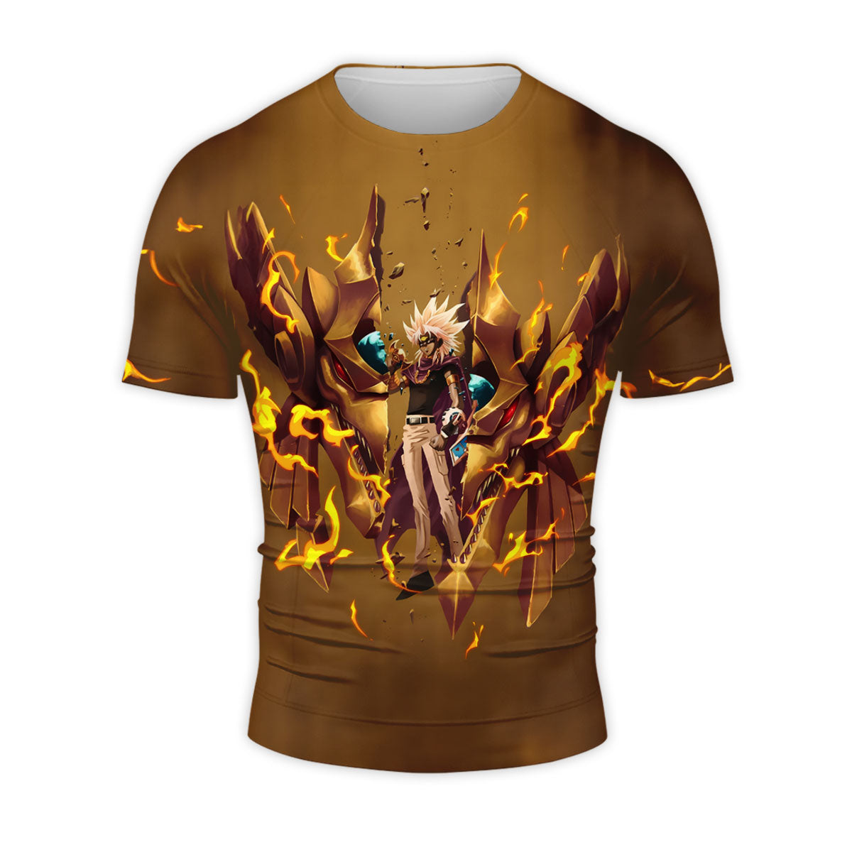 Yugioh Marik Ishtar Cracked Winged Dragon Of Ra Anime Apparel