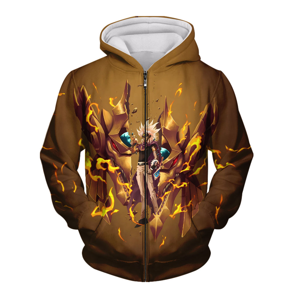 Yugioh Marik Ishtar Cracked Winged Dragon Of Ra Anime Apparel