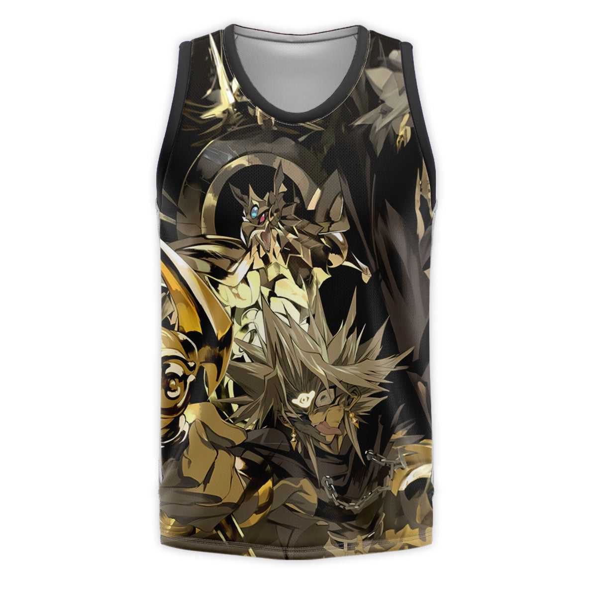 Yugioh Marik Ishtar Emanating Golden Dark Aura Anime Apparel