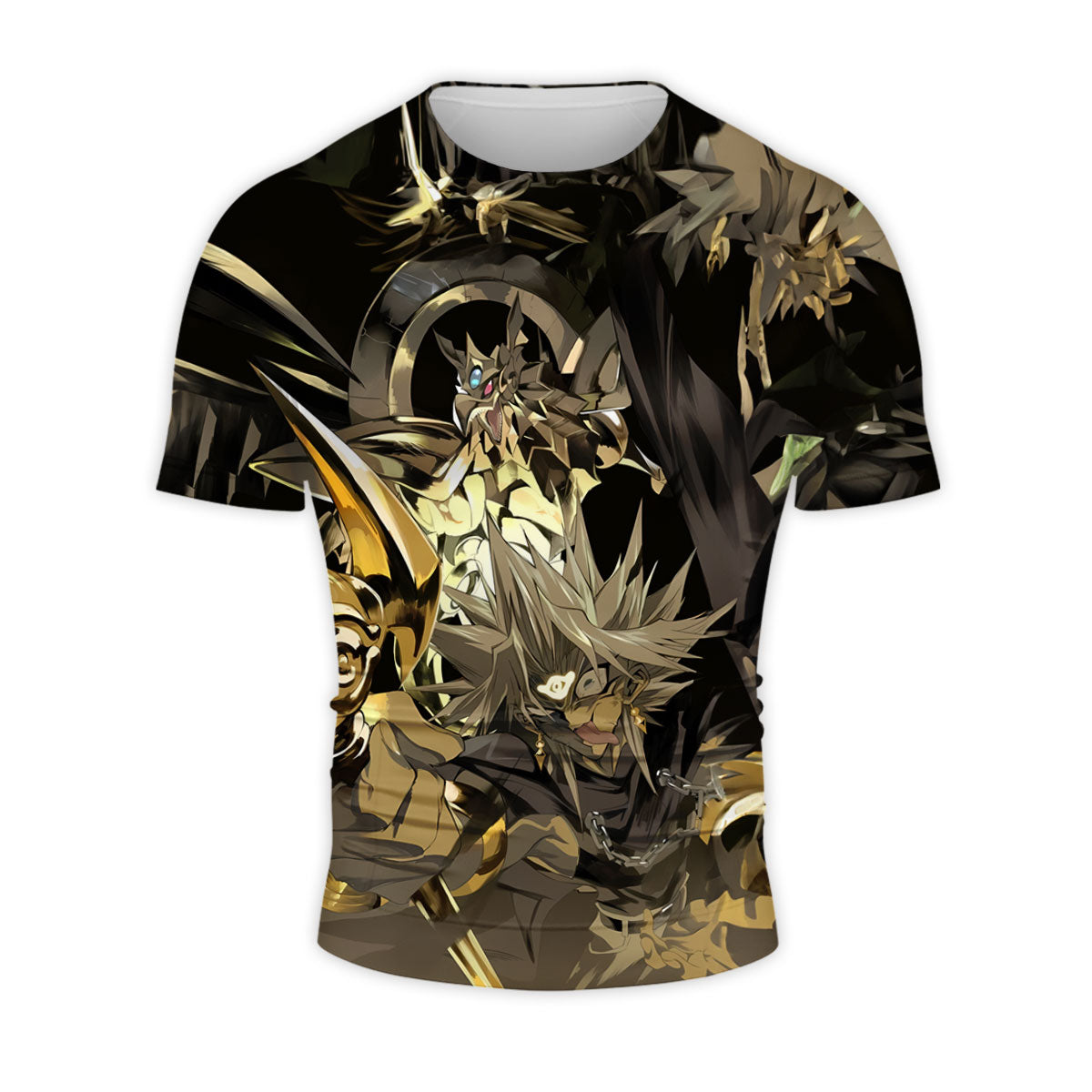 Yugioh Marik Ishtar Emanating Golden Dark Aura Anime Apparel