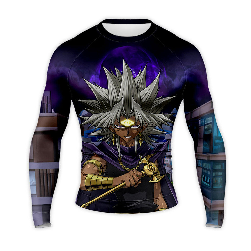 Yugioh Marik Ishtar Holding A Purple Staff Anime Apparel