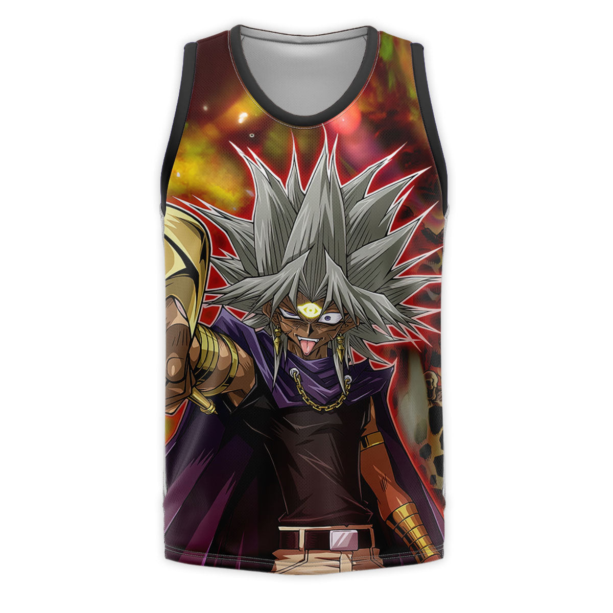 Yugioh Marik Ishtar Holding Millennium Rod Yugioh Anime Apparel