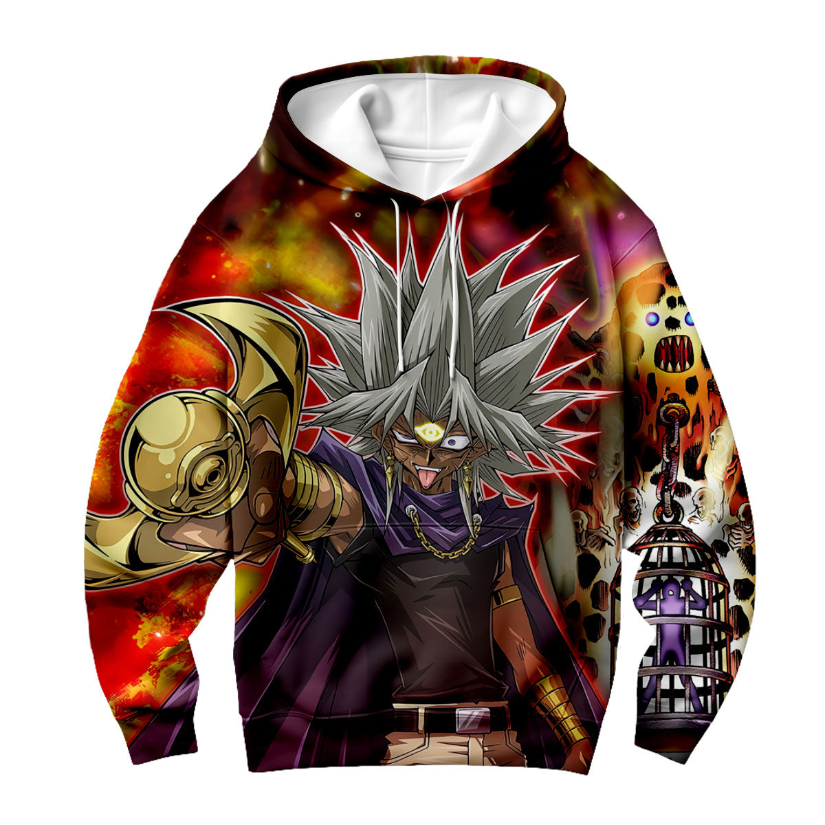 Yugioh Marik Ishtar Holding Millennium Rod Yugioh Anime Apparel