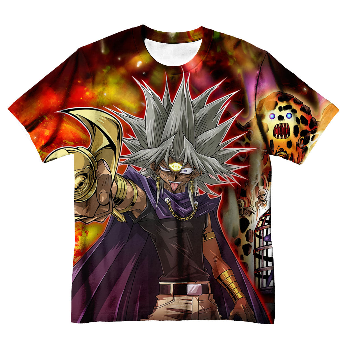 Yugioh Marik Ishtar Holding Millennium Rod Yugioh Anime Apparel