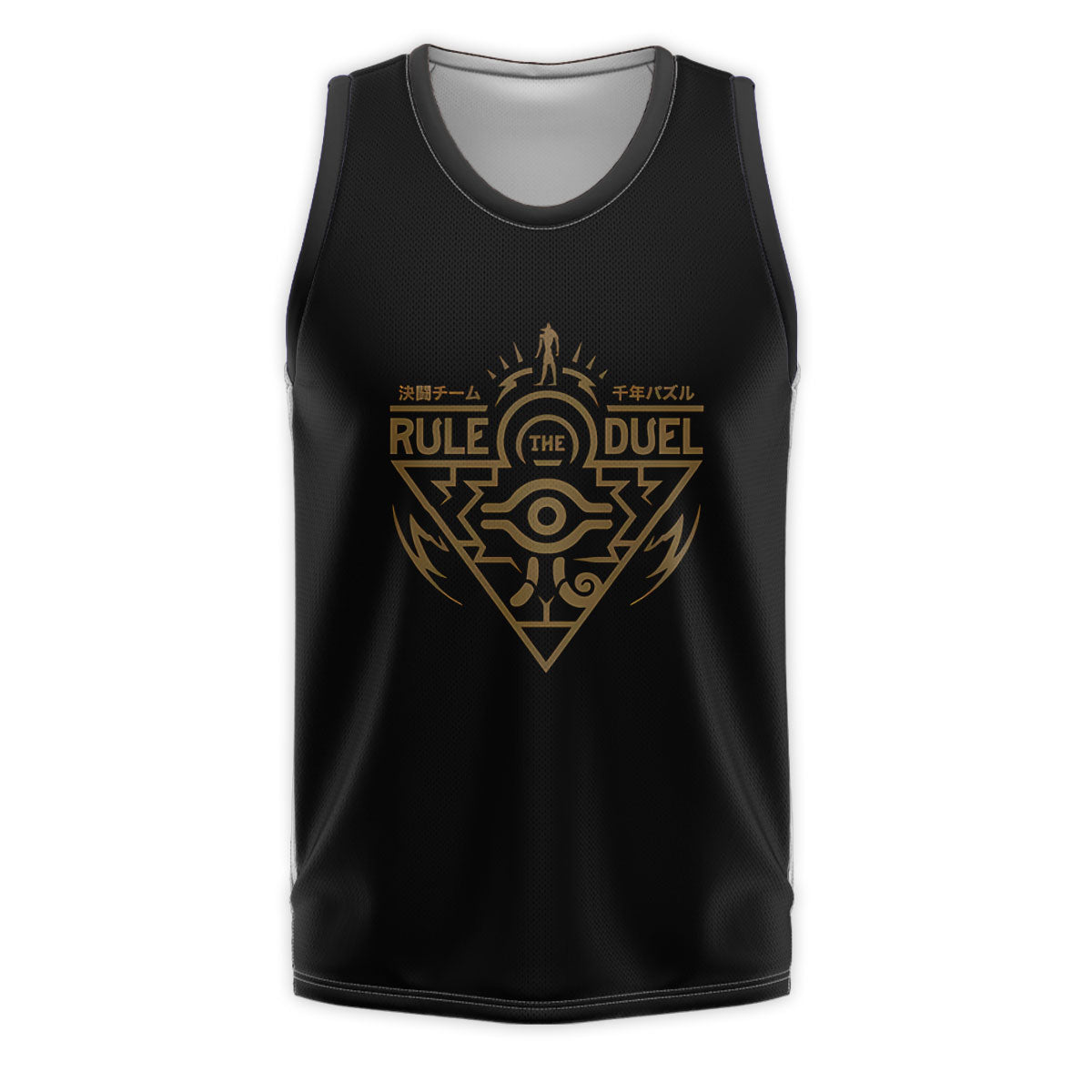 Yugioh Millennium Eye Black Gold Emblem Anime Apparel