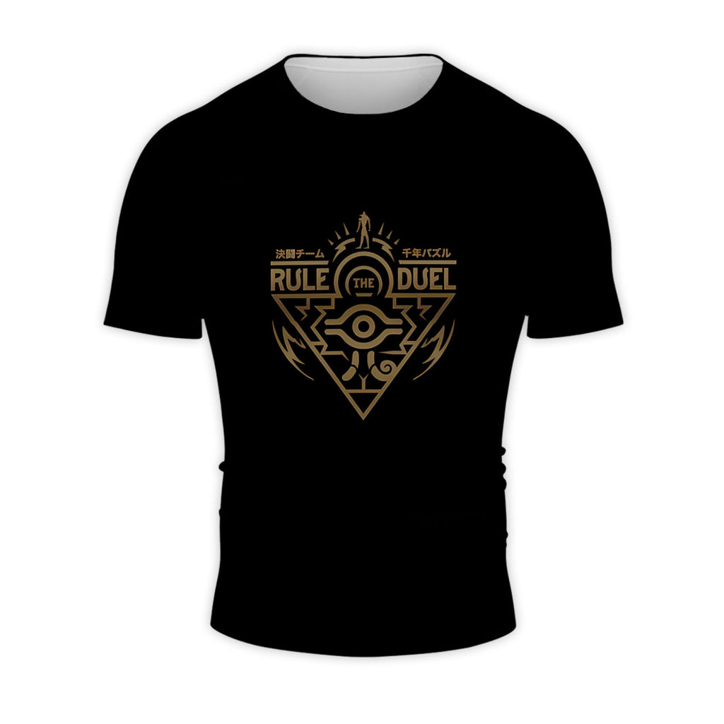 Yugioh Millennium Eye Black Gold Emblem Anime Apparel