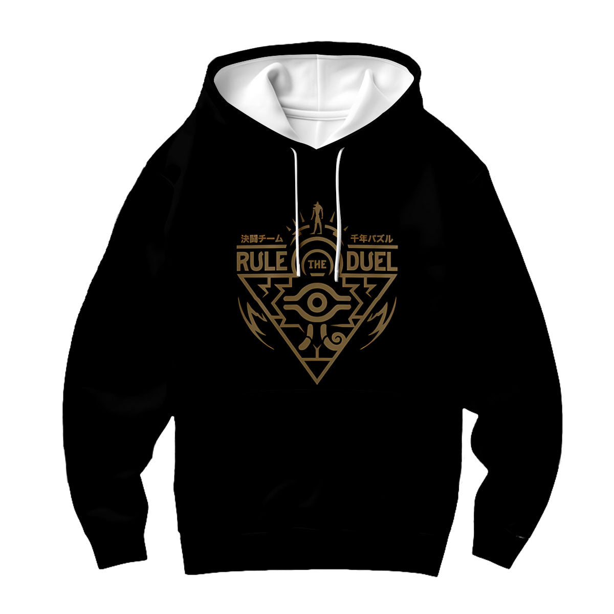 Yugioh Millennium Eye Black Gold Emblem Anime Apparel