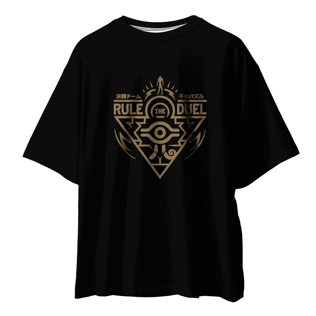 Yugioh Millennium Eye Black Gold Emblem Anime Apparel