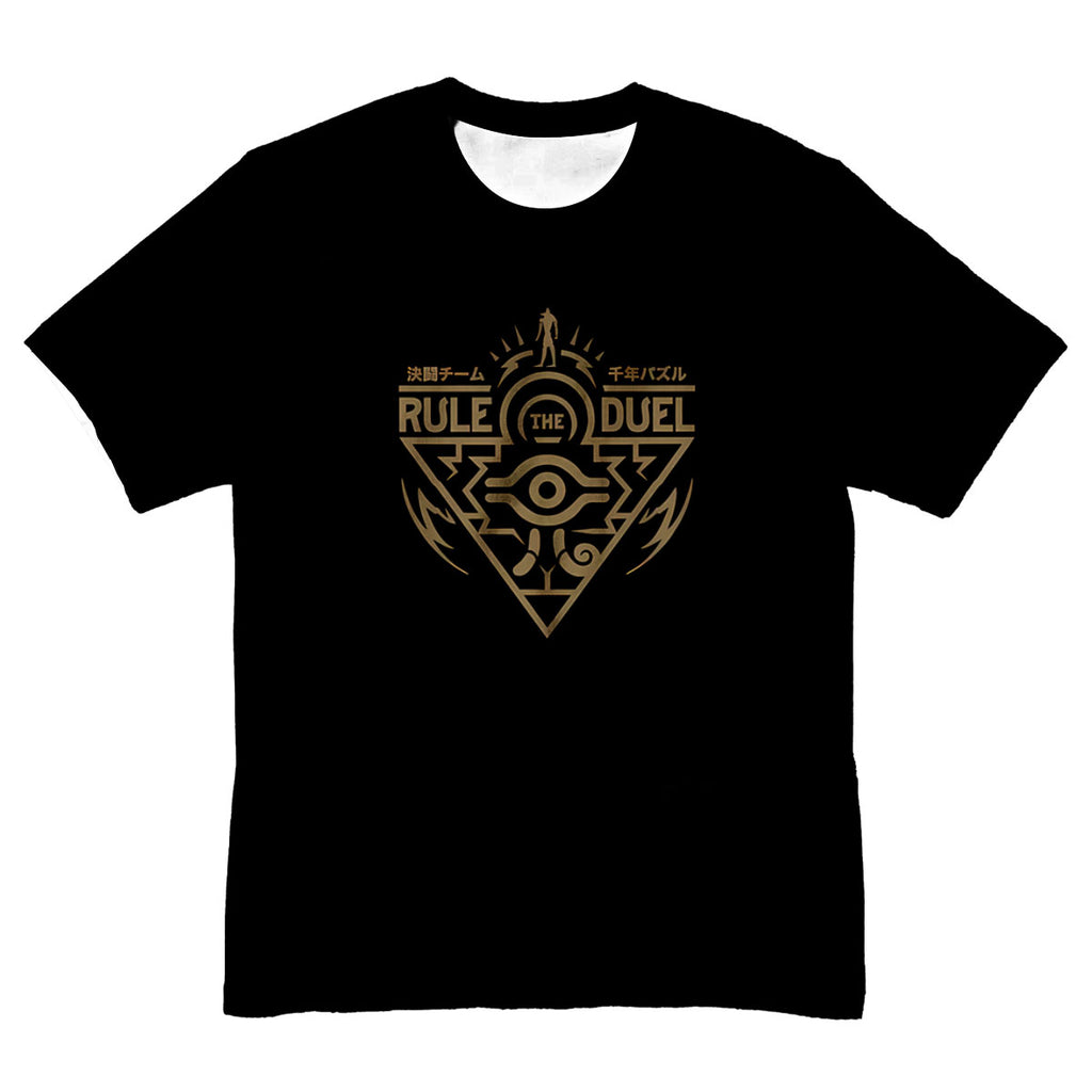 Yugioh Millennium Eye Black Gold Emblem Anime Apparel