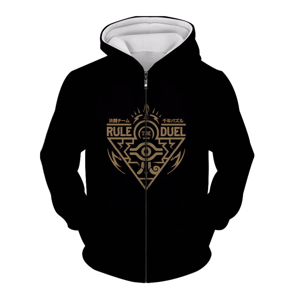 Yugioh Millennium Eye Black Gold Emblem Anime Apparel